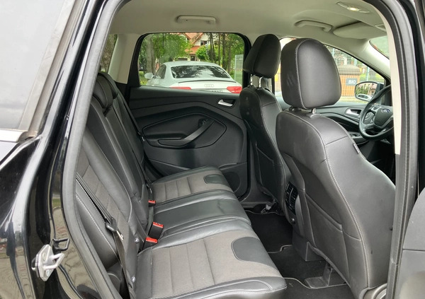 Ford Kuga cena 53800 przebieg: 222600, rok produkcji 2015 z Leszno małe 352